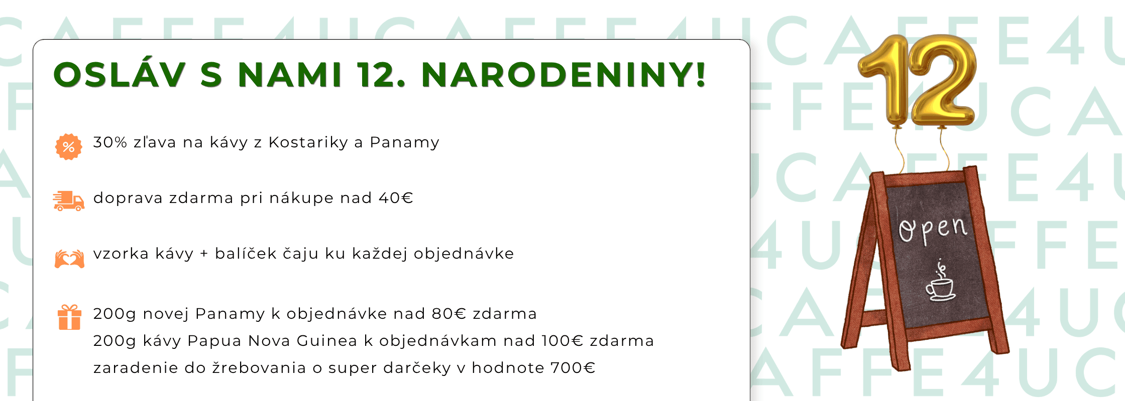 Oslávte s nami narodeniny